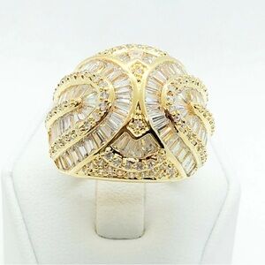 Elegant 18k Gold Filled Size 9 Ring Women's Ring